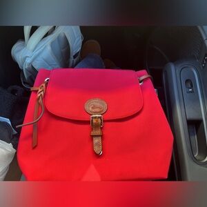 Dooney & Bourke Red Small Backpack